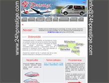 Tablet Screenshot of 24hprestige.com